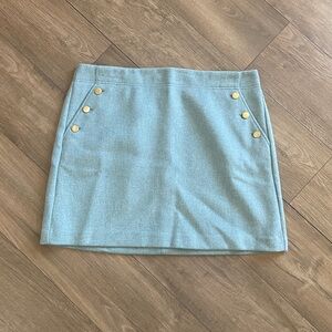 Loft A-Line Wool Blend Skirt